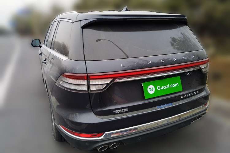 Used Lincoln Aviator 2021 3.0T V6 Four-Wheel Drive Luxury Edition Rear Left 45 Deg
