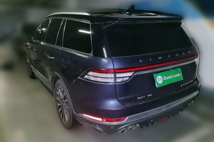 Used Lincoln Aviator 2021 3.0T V6 Four-Wheel Drive Zunya Edition Rear Left 45 Deg