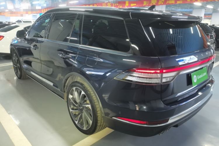 Used Lincoln Aviator 2021 3.0T V6 All-Wheel-Drive Executive Edition Rear Left 45 Deg
