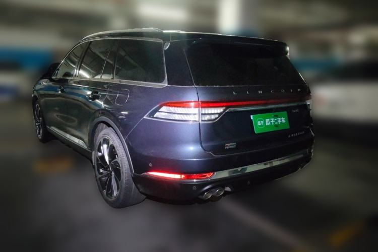 Used Lincoln Aviator 2021 3.0T V6 All-Wheel-Drive Executive Edition Rear Left 45 Deg