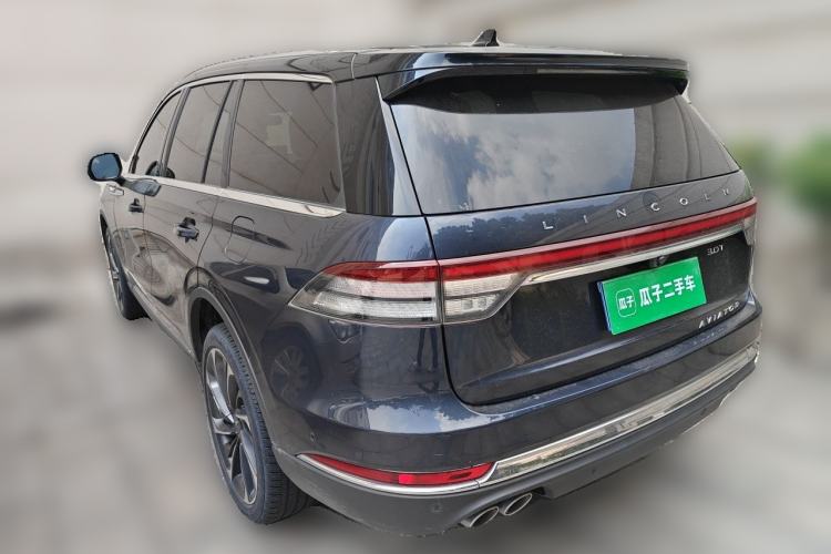 Used Lincoln Aviator 2021 3.0T V6 All-Wheel-Drive Executive Edition Rear Left 45 Deg