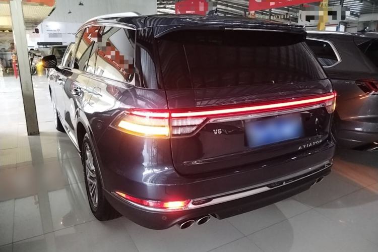 Used Lincoln Aviator 2021 3.0T V6 Four-Wheel Drive Luxury Edition Rear Left 45 Deg