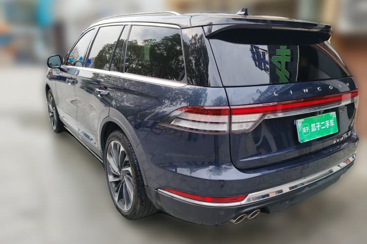 Used Lincoln Aviator 2021 3.0T V6 All-Wheel-Drive Executive Edition Rear Left 45 Deg