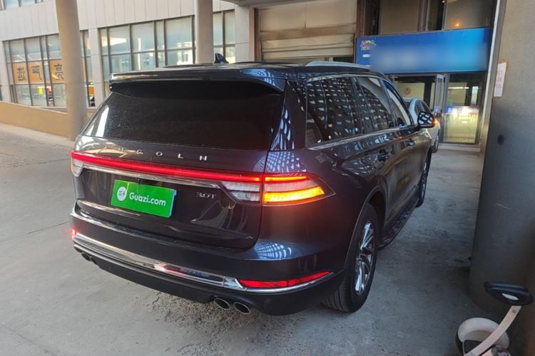 Used Lincoln Aviator 2021 3.0T V6 Four-Wheel Drive Luxury Edition Rear Right 45 Deg