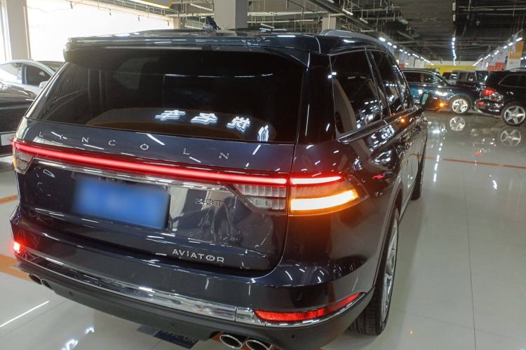 Used Lincoln Aviator 2021 3.0T V6 Four-Wheel Drive Luxury Edition Rear Right 45 Deg