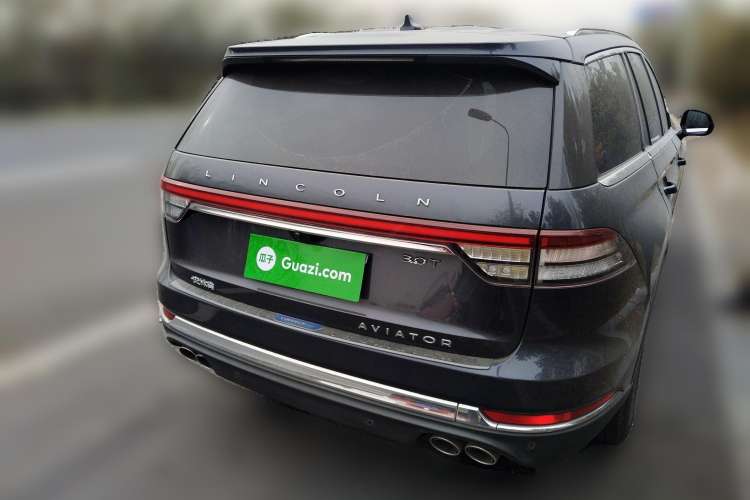 Used Lincoln Aviator 2021 3.0T V6 Four-Wheel Drive Luxury Edition Rear Right 45 Deg
