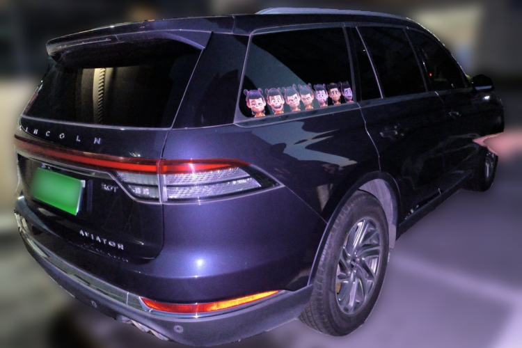 Used Lincoln Aviator 2021 3.0T V6 Four-Wheel Drive Luxury Edition Rear Right 45 Deg