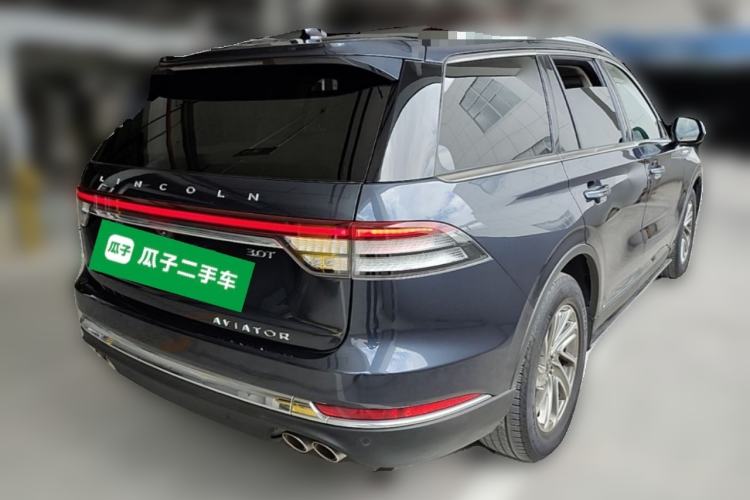 Used Lincoln Aviator 2021 3.0T V6 Four-Wheel Drive Luxury Edition Rear Right 45 Deg