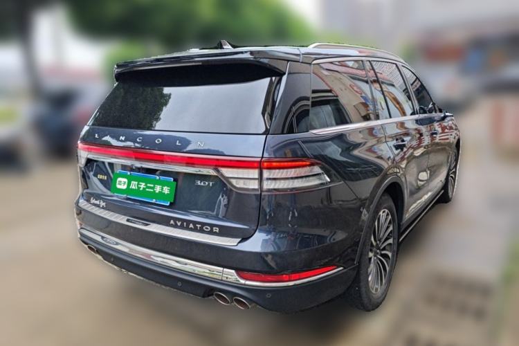 Used Lincoln Aviator 2021 3.0T V6 Four-Wheel Drive Zunya Edition Rear Right 45 Deg