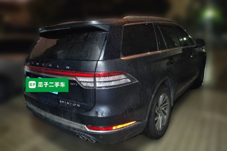 Used Lincoln Aviator 2021 3.0T V6 Four-Wheel Drive Luxury Edition Rear Right 45 Deg