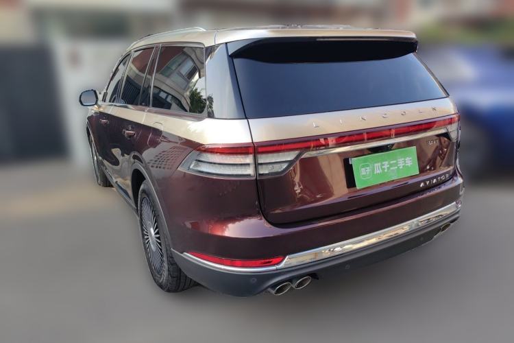 Used Lincoln Aviator 2021 3.0T V6 Four-Wheel Drive Luxury Edition Rear Left 45 Deg
