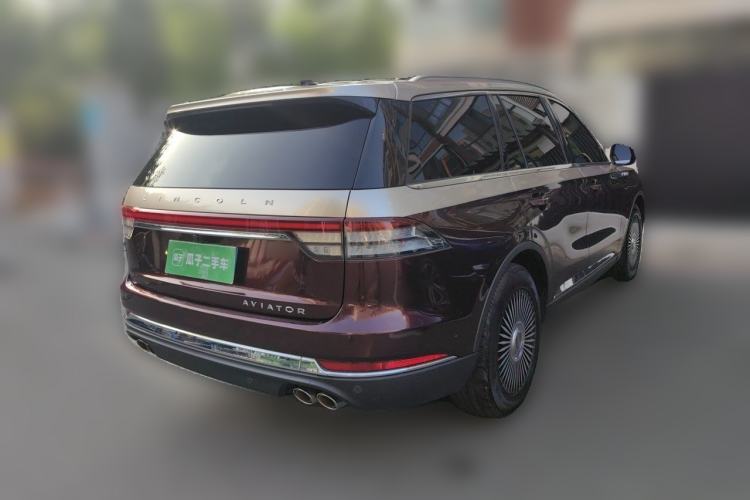 Used Lincoln Aviator 2021 3.0T V6 Four-Wheel Drive Luxury Edition Rear Right 45 Deg