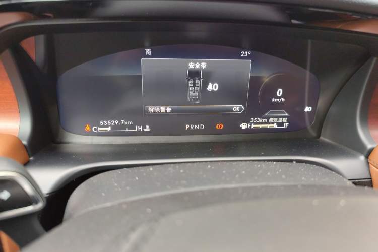 Used Lincoln Aviator 2021 3.0T V6 Four-Wheel Drive Zunya Edition Odometer Close Up