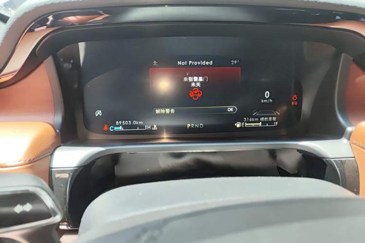 Used Lincoln Aviator 2021 3.0T V6 Four-Wheel Drive Zunya Edition Odometer Close Up