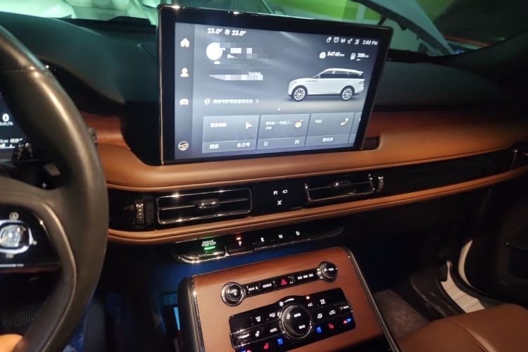 Used Lincoln Aviator 2021 3.0T V6 Four-Wheel Drive Zunya Edition Audio And AC Panel