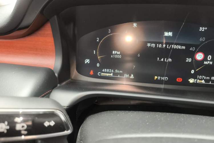 Used Lincoln Aviator 2021 3.0T V6 Four-Wheel Drive Luxury Edition Odometer Close Up