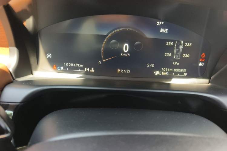 Used Lincoln Aviator 2021 3.0T V6 Four-Wheel Drive Zunya Edition Odometer Close Up