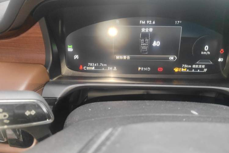 Used Lincoln Aviator 2021 3.0T V6 Four-Wheel Drive Zunya Edition Odometer Close Up