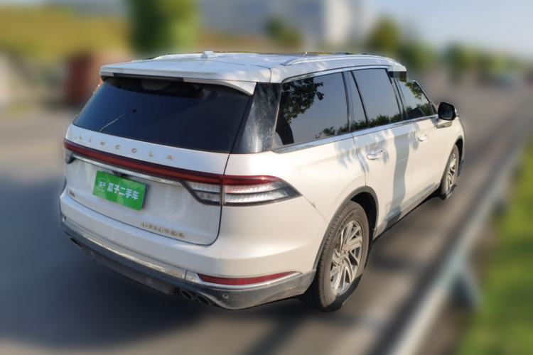 Used Lincoln Aviator 2021 3.0T V6 Four-Wheel Drive Luxury Edition Rear Right 45 Deg