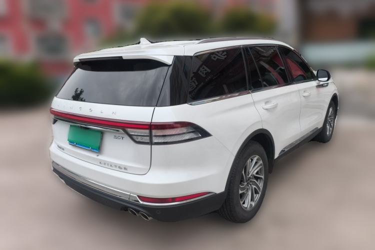 Used Lincoln Aviator 2021 3.0T V6 Four-Wheel Drive Luxury Edition Rear Right 45 Deg
