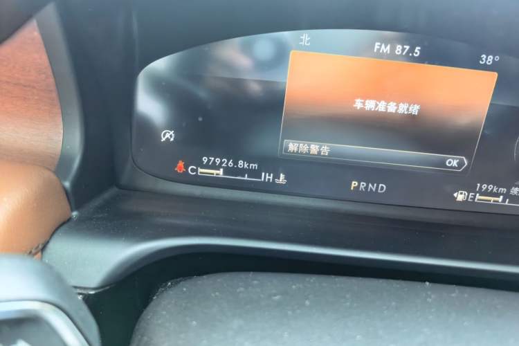 Used Lincoln Aviator 2022 3.0T V6 Four-Wheel Drive Luxury Edition Odometer Close Up