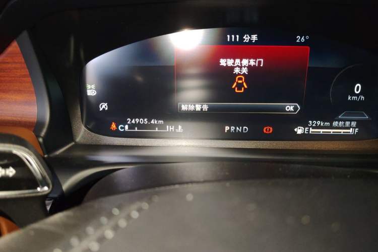 Used Lincoln Aviator 2022 3.0T V6 Four-Wheel Drive Luxury Edition Odometer Close Up