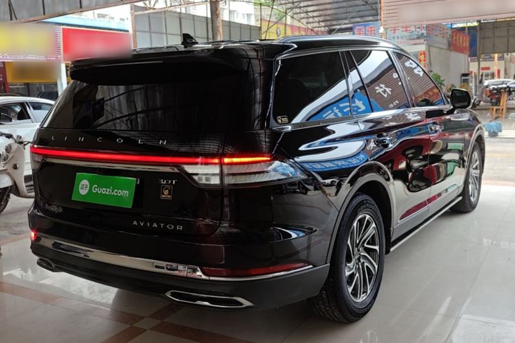 Used Lincoln Aviator 2022 3.0T V6 Four-Wheel Drive Luxury Edition Rear Right 45 Deg