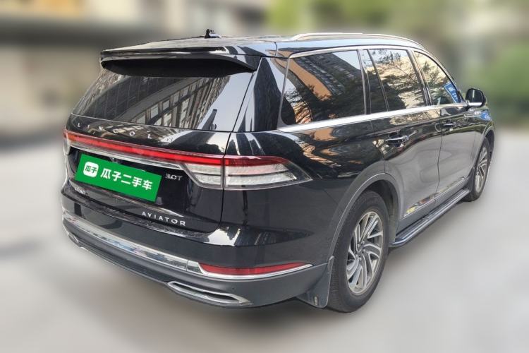Used Lincoln Aviator 2022 3.0T V6 Four-Wheel Drive Luxury Edition Rear Right 45 Deg
