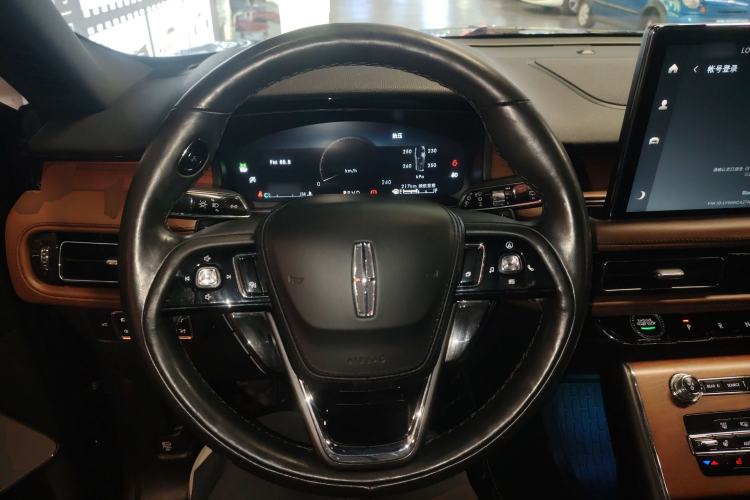 Used Lincoln Aviator 2022 3.0T V6 Four-Wheel Drive Executive Edition Steering Wheel