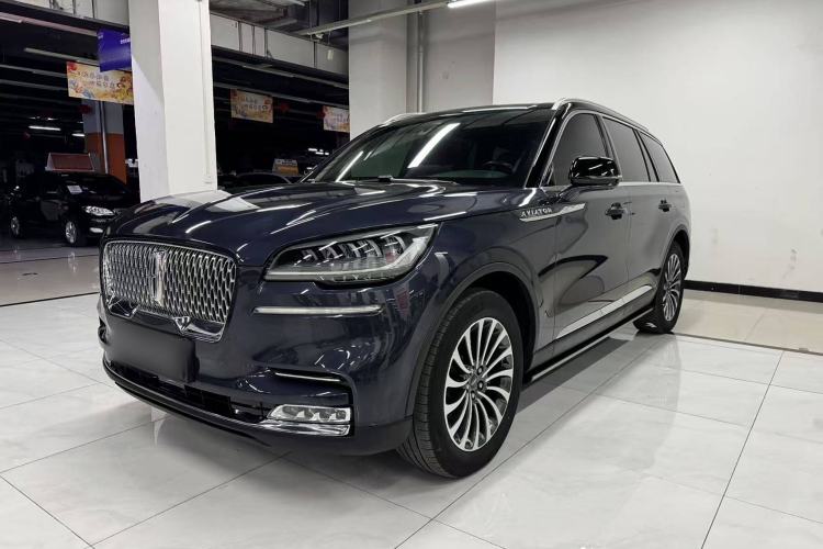 Used Lincoln Aviator 2022 3.0T V6 Four-Wheel Drive Luxury Edition Left Side