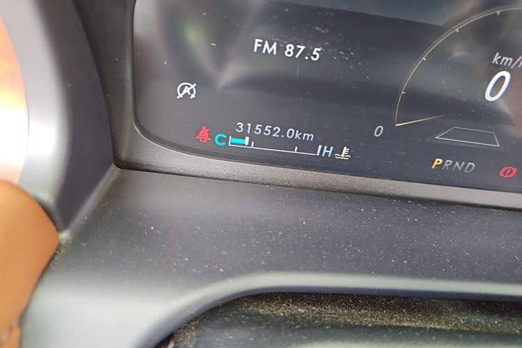 Used Lincoln Aviator 2022 3.0T V6 Four-Wheel Drive Luxury Edition Odometer Close Up