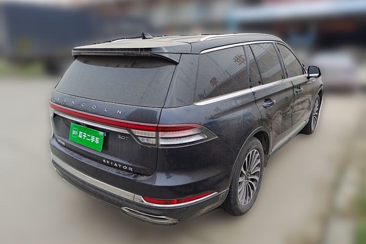 Used Lincoln Aviator 2022 3.0T V6 Four-Wheel Drive Luxury Edition Rear Right 45 Deg
