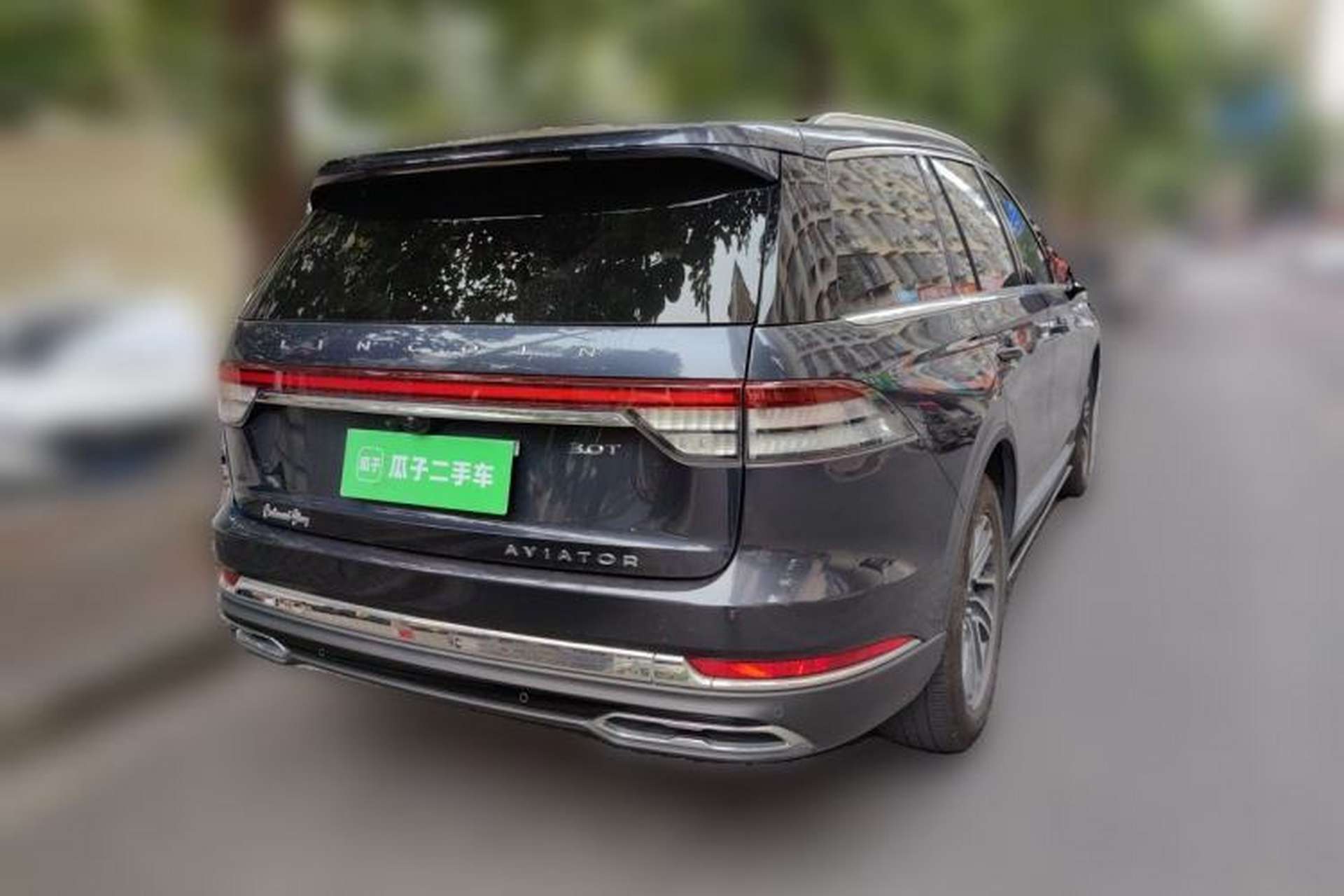 Used Lincoln Aviator 2022 3.0T V6 Four-Wheel Drive Luxury Edition Rear Right 45 Deg