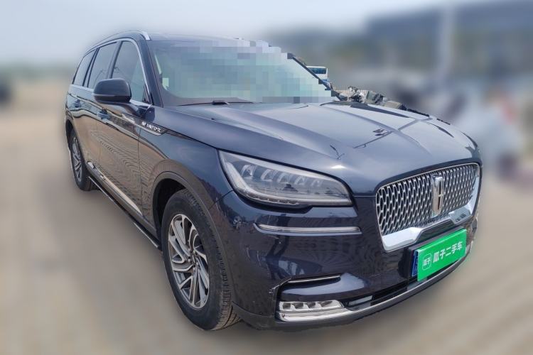 Used Lincoln Aviator 2022 3.0T V6 Four-Wheel Drive Luxury Edition Front Right 45 Deg