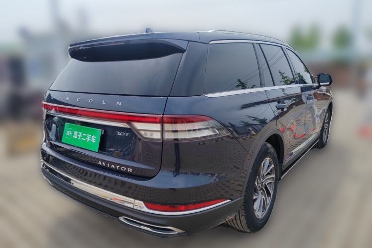 Used Lincoln Aviator 2022 3.0T V6 Four-Wheel Drive Luxury Edition Rear Right 45 Deg