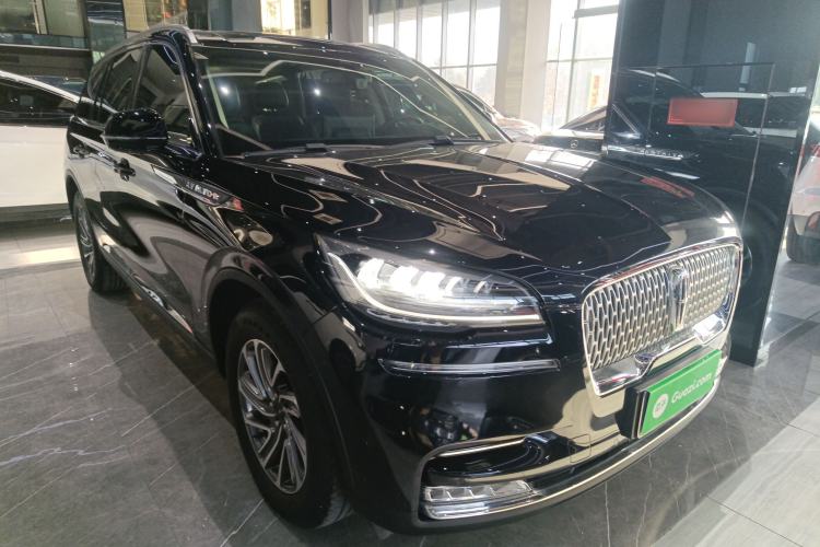Used Lincoln Aviator 2023 3.0T V6 Four-Wheel Drive Luxury Cruise Version Six Seats Front Right 45 Deg