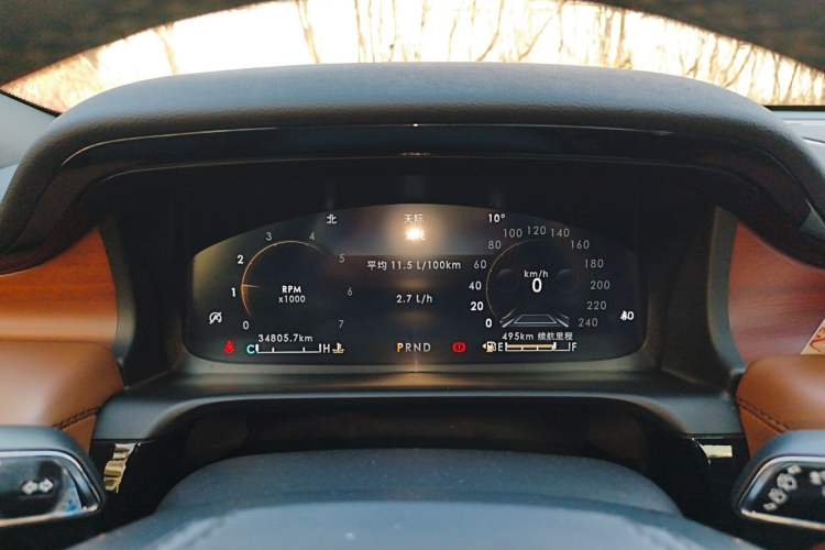 Used Lincoln Aviator 2023 3.0T V6 All-Wheel-Drive Zunya Cruise Version Six Seats Instrument Cluster