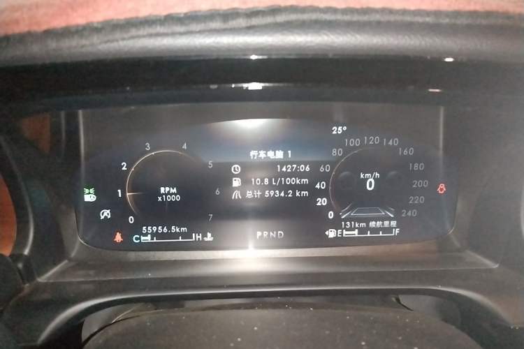Used Lincoln Aviator 2023 3.0T V6 Four-Wheel Drive Luxury Cruise Version Six Seats Instrument Cluster