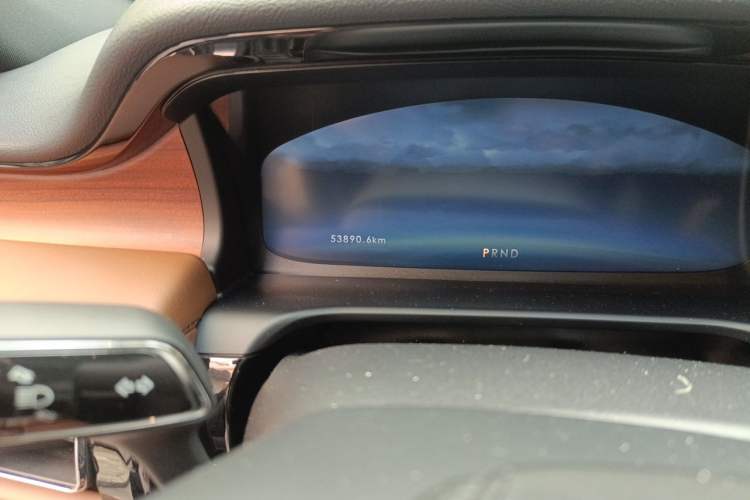 Used Lincoln Aviator 2023 3.0T V6 All-Wheel-Drive Zunya Cruise Version Six Seats Odometer Close Up