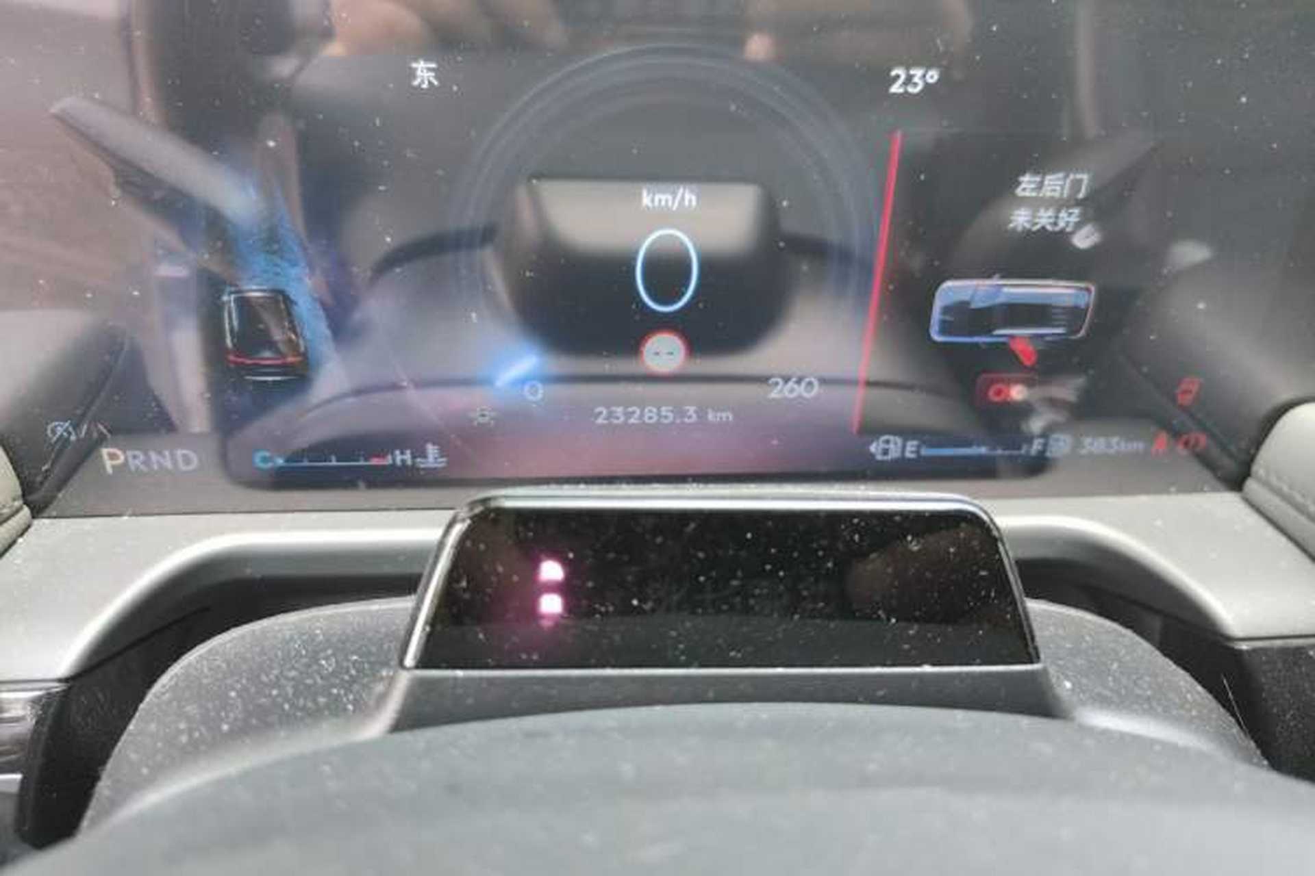 Used Lincoln Aviator 2023 3.0T V6 All-Wheel-Drive Zunya Cruise Version Six Seats Odometer Close Up