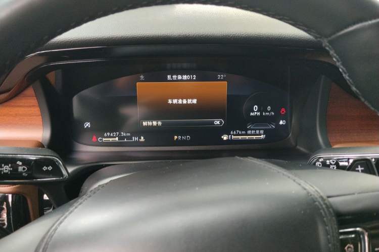 Used Lincoln Aviator 2023 3.0T V6 All-Wheel Drive Zunya Cruise Version 7 Seats Instrument Cluster