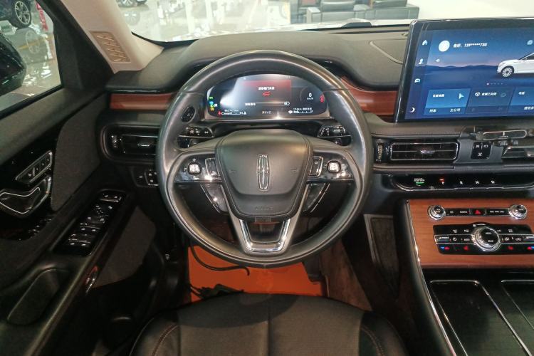Used Lincoln Aviator 2023 3.0T V6 Four-Wheel Drive Luxury Cruise Version Six Seats Steering Wheel