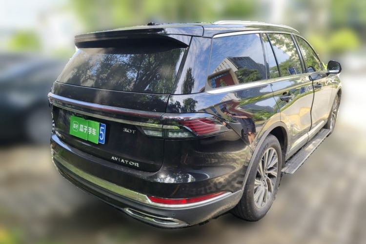 Used Lincoln Aviator 2024 3.0T V6 All-Wheel-Drive Elegance Edition Six Seats Rear Right 45 Deg