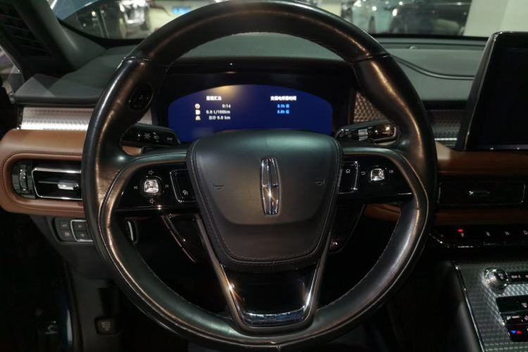 Used Lincoln Aviator New Energy 2020 3.0T V6 All-Wheel-Drive High-Performance Plug-in Hybrid Steering Wheel