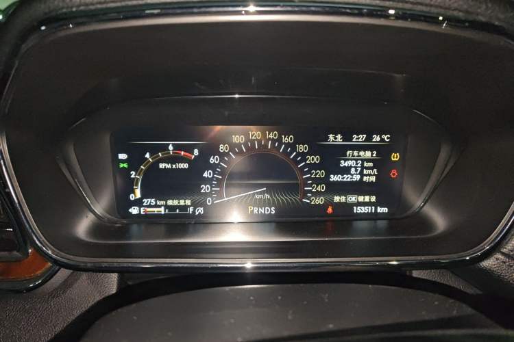 Used Lincoln Continental 2017 2.0T Two-Wheel-Drive Luxury Edition Instrument Cluster