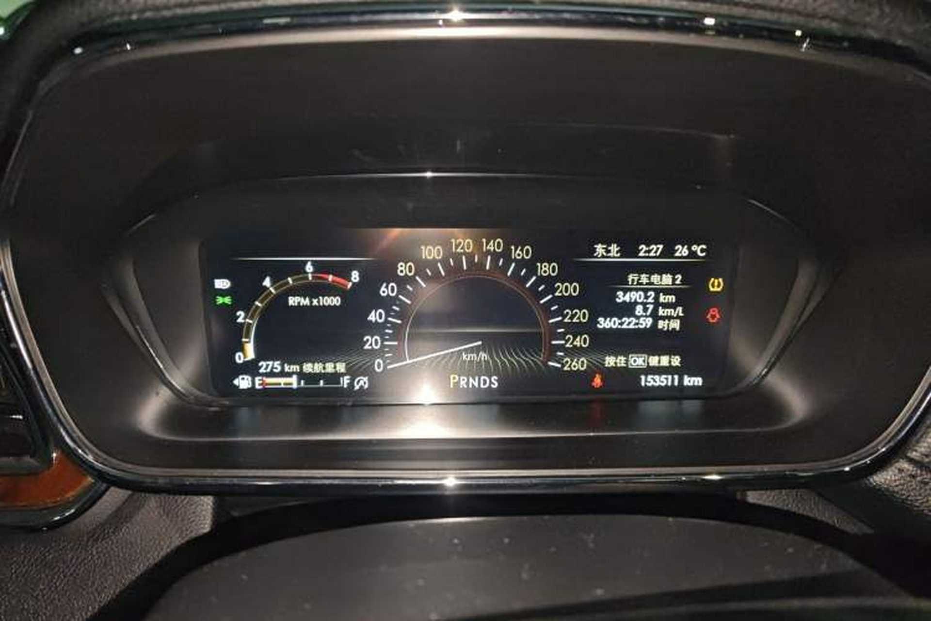 Used Lincoln Continental 2017 2.0T Two-Wheel-Drive Luxury Edition Instrument Cluster