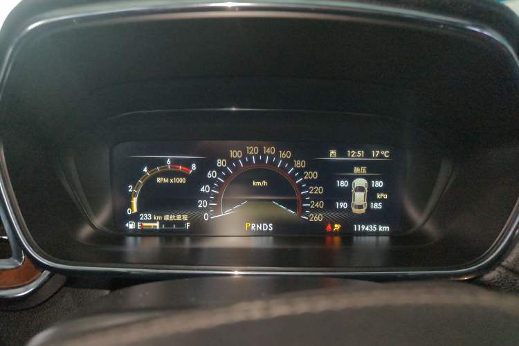 Used Lincoln Continental 2017 3.0T Four-Wheel Drive Prestige Edition Instrument Cluster