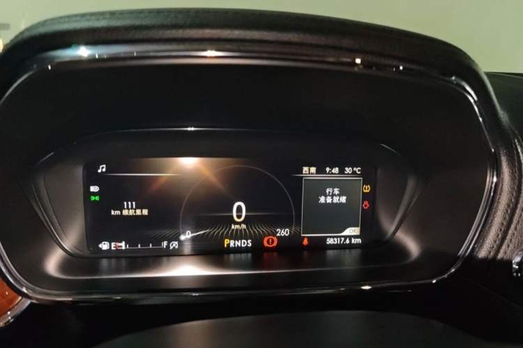 Used Lincoln Continental 2017 2.0T Two-Wheel-Drive Luxury Edition Odometer Close Up