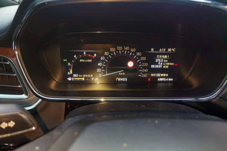 Used Lincoln Continental 2018 2.0T Two-Wheel Drive Deluxe Edition Instrument Cluster