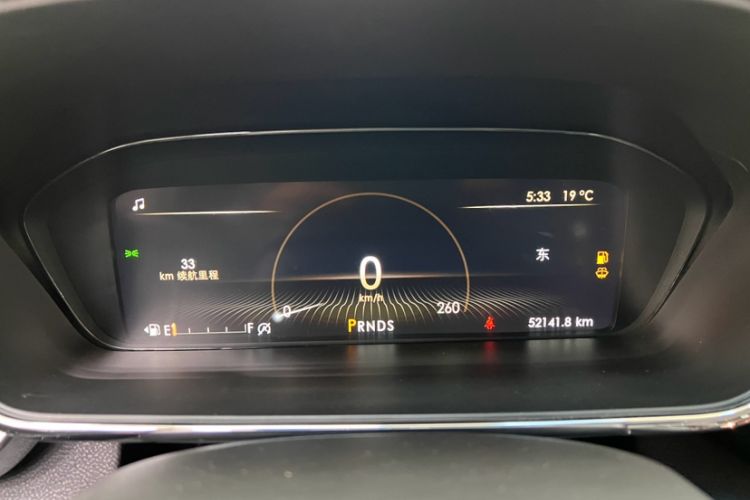 Used Lincoln Continental 2018 2.0T Two-Wheel Drive Deluxe Edition Odometer Close Up